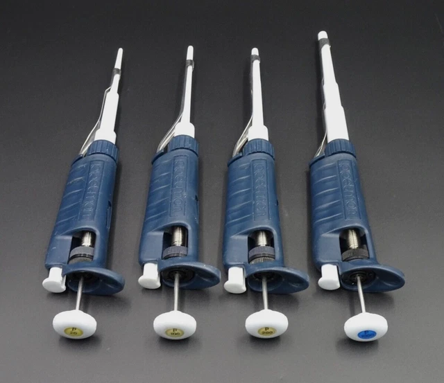 GILSON PIPETMAN MANUAL Pipette Set P1000, P200, P100, P20 * Warranty by