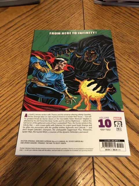 Dr. Strange Infinity War Marvel Epic Collection Volumen 10 Nuevo 2
