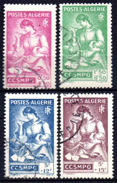 Algérie - Colonie Française - 1944 - N° 205 à 208  - Oblit- Used