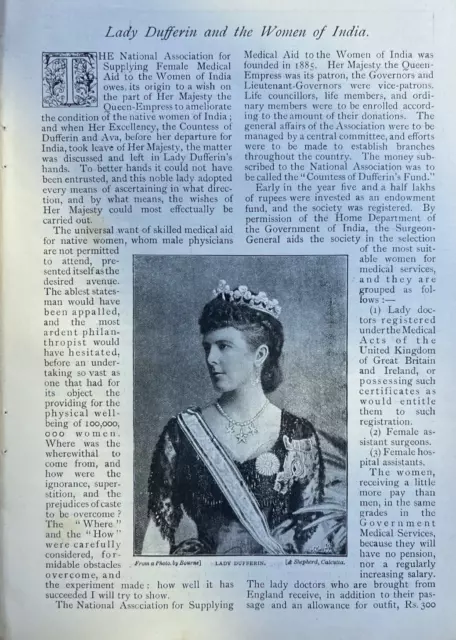 1891 Lady Dufferin and the Women of India illustrated