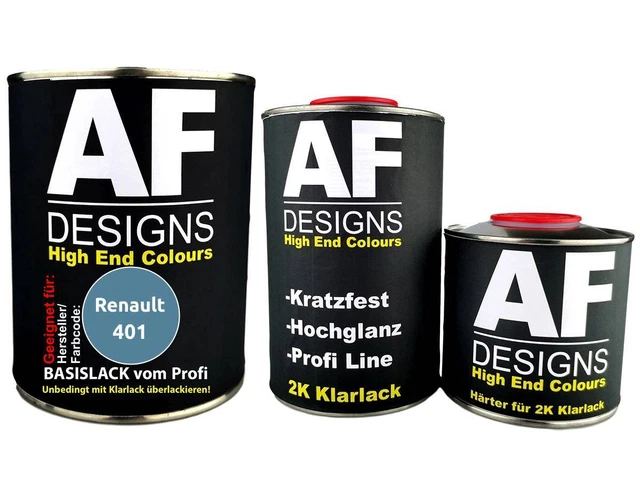 Vernice Spray Per Renault Bleu Dragee | Base + Trasparente | 2x400 Ml - Foto 5