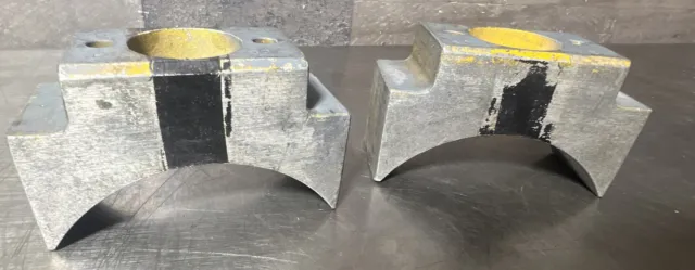 Set of McElroy MMI-4104 4” Aluminum Sidewall Heater Insert Pipe Fusion. Used
