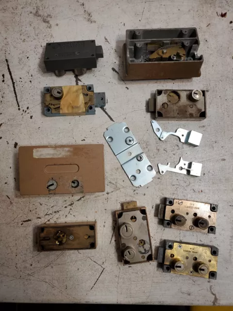 Mosler, diebold, sargent & greenleaf safety deposit box lock parts, locksmith