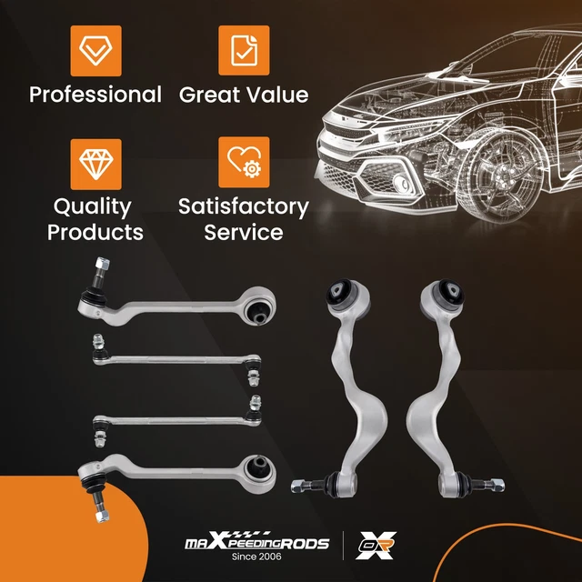 Front Suspension Control Arms & Drop Links Kit For BMW 3 Series E90 E91 E92 E93 – Genuine OEM Parts