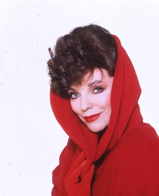 Joan Collins Dynasty era Glamour Photo Shoot Original 2.25 x 2.25 Transparency