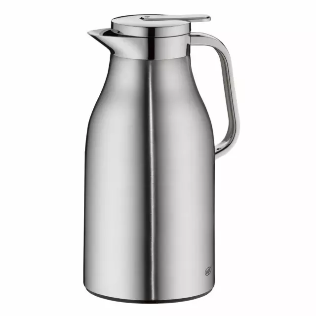 Alfi Isolierkanne Skyline, Thermokanne, Edelstahl, Stainless Steel Matt, 1.5 L