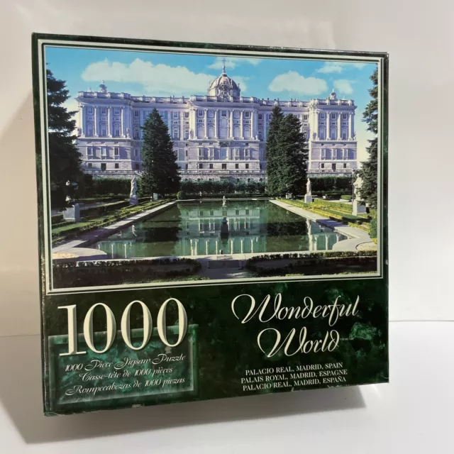 New WONDERFUL WORLD  MADRID SPAIN 1000 Piece Puzzles