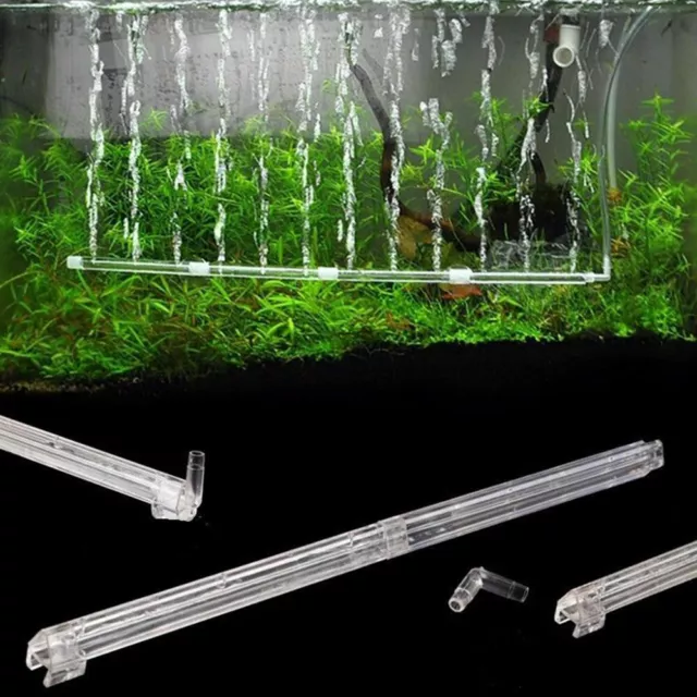 Aquarium Fish Tank Pump Air Stone Bubble Bar Strip Curtain Diffuser Aerator Tube