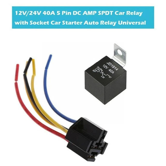 KFZ RELAIS ÖFFNER Schließer Auto Umschaltrelais Wechselrelais 12V 40A