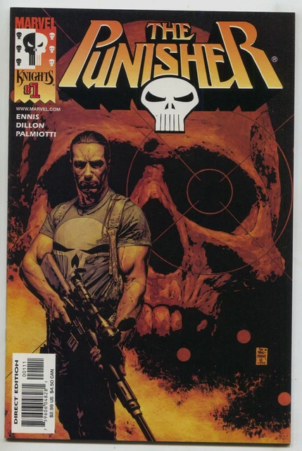 Punisher 1 A 5th Series Marvel Knights 2000 NM Garth Ennis Tim Bradstreet