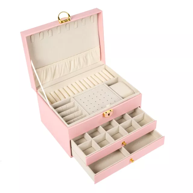 Schmuckkästchen Schmuckkasten Schmuckbox Schmuckschatulle Groß Jewellery Box