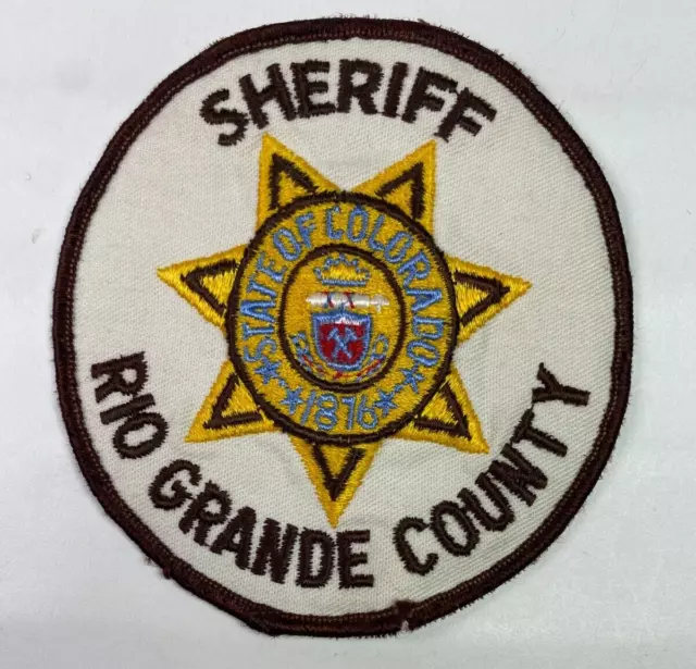 Rio Grande County Sheriff Colorado CO Patch B3
