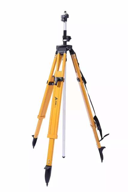 Aluminum Surveying Tripod with Telescopic Extensions Pole for GPS Antenna or ...