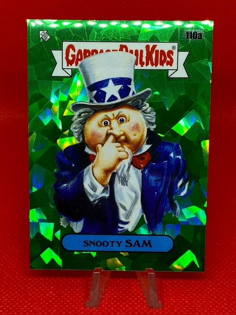 2021 Topps Garbage Pail Kids GPK Chrome SAPPHIRE GREEN 110a Snooty Sam 48/50
