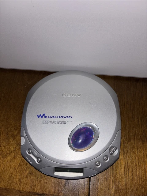 ソニー D-E351 シルバー CD ウォークマン ポータブル CD プレーヤー Sony DE351 CD Walkman Portable CD Player - Blue (D-E351/LC