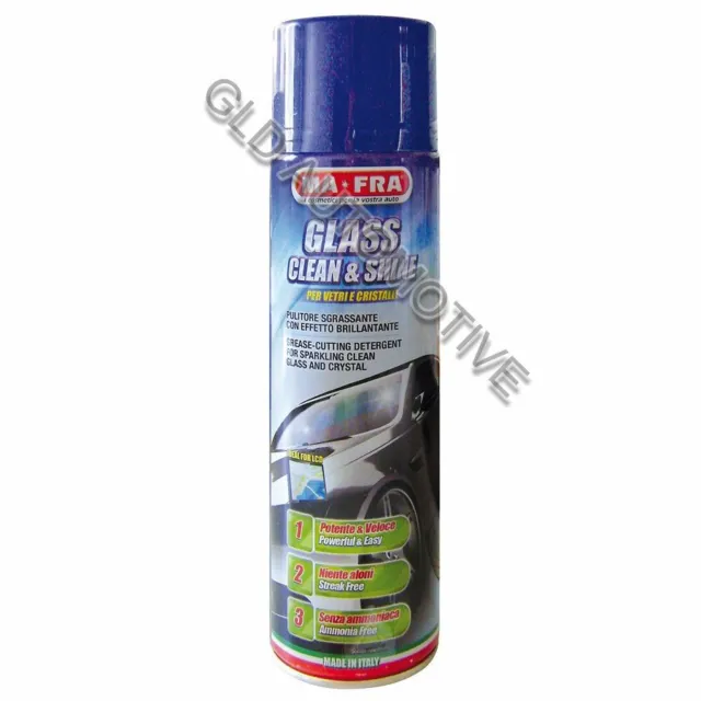 GLASS CLEAN & Shine - Pulizia Vetri Pulitore Sgrassante Effetto Brillante  MAFRA EUR 4,50 - PicClick IT