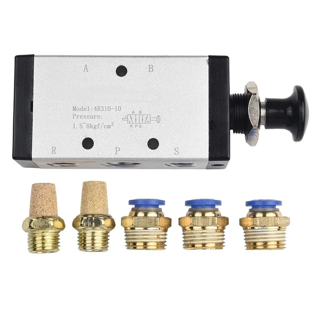 Elettrovalvola manuale resistente in alluminio 4R310 08 per una facile gestione del flusso d'aria