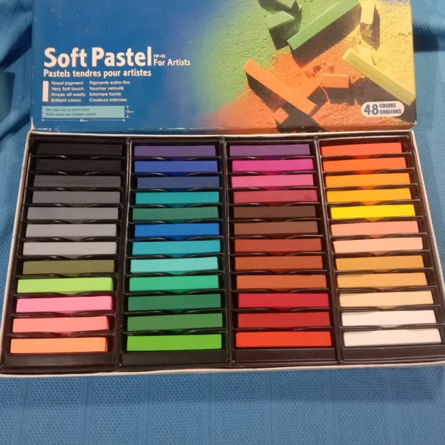 36 Color Artist Soft Pastel Chalk Full Length Square Stick High-Quality  Pigments