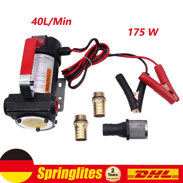 Pompa olio elettrica autoadescante pompa diesel pompa barile 40 l/min 175 W pompa DHL