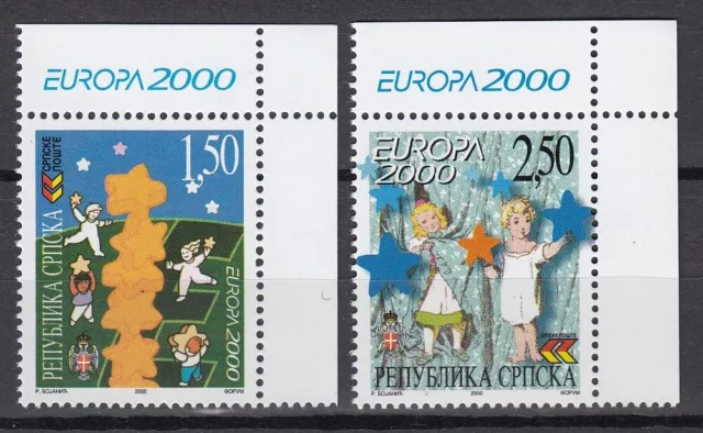 EUROPA CEPT BosnHerz (Serbische Rep.) 2000 pfr./** (MNH) Eckrand o.r. - € 120
