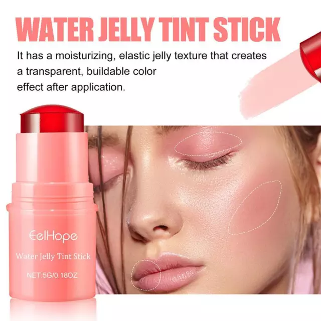NEW 1Pc Water Jelly Tint Stick Makeup Moisturizing and Plump Lip Gloss Stick