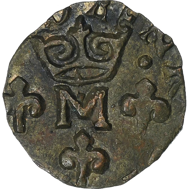 Monnaie Féodale Comtat Venaissin - Pie V Demi-Gros Ou Carlin Avignon - 1,02gr En Billon
