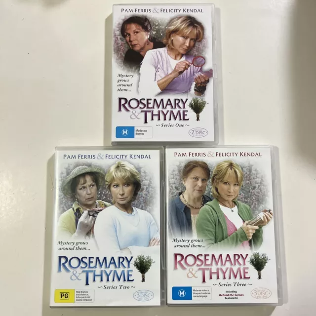 Rosemary & Thyme : Complete Series 1 - 3 (DVD, 2005) TV Crime Drama Season 1 2 3