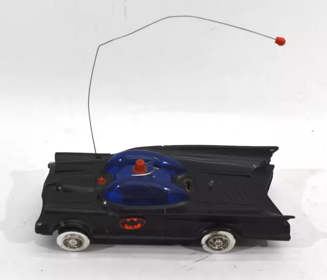 1977 Azrak Hamway Remote Controlled Batmobile Battery Operated AS IS