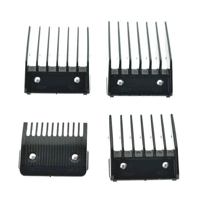Ensemble peignesfixation tondeuse à support métallique pour peigne guide Wahl