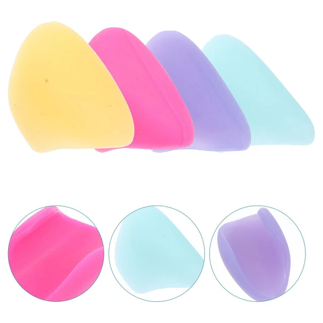 4pcs Flute Thumb Rest Wind Instrument Accessories Silicone Protectors