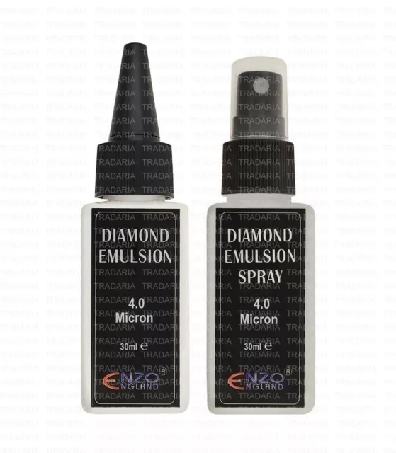 4.0 Micron Enzo Poly Diamond Emulsion Leather Strop Spray Sharpening Razor Knife