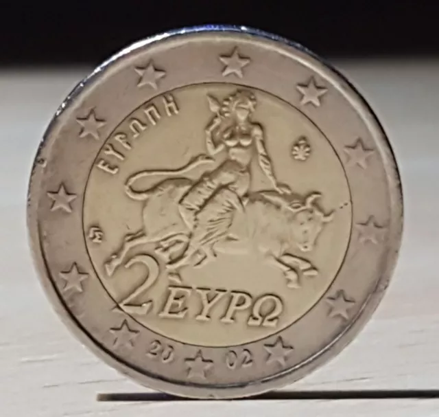 Moneda 2 Euros Grecia 2002 (Rapto Europa Por Zeus)