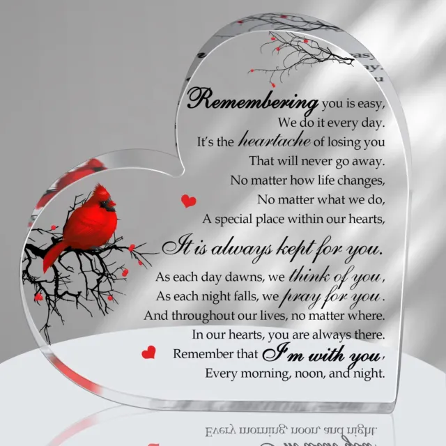 Memorial Sympathy Giftsfuneral Condolences Grief Cardinal Giftloss Mother Father