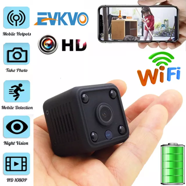 1080P Wireless Mini Hidden Spy Camera HD Micro Home Security Cam Night Vision