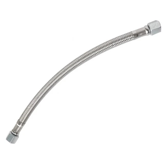 Tubo de aspiración de acero inoxidable con válvula de retención para compresor de aire 400mm de largo