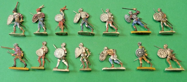 Plats D'étain WIMOR – L'attaque Du Chariot Au Moyen Âge – 14 Figurines 30mm
