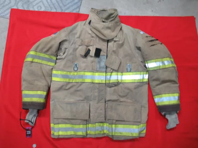 MFG 2009 GLOBE G-XTREME DRD 44 x 32 Firefighter Turnout Bunker COAT JACKET TOW