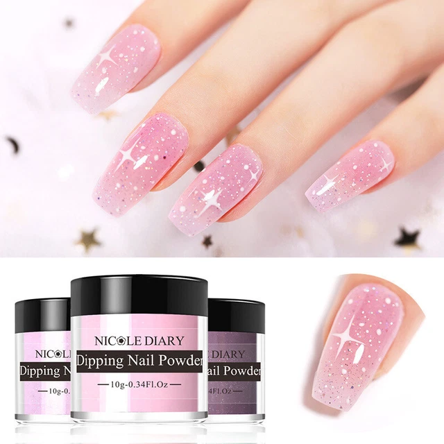 Manicura Buceo Uñas Polvo Uñas Talladas Decoración Espejo Efecto Belleza
