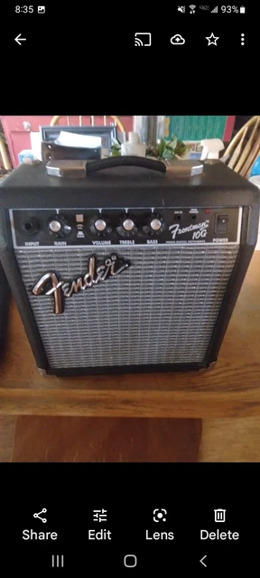 Fender Frontman 10G 10-Watt Guitar Amplifier - Black WITH A BC ELECTRIC GUITAR @
