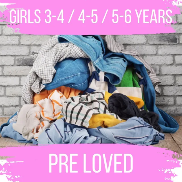 GIRLS CLOTHING Bundle Job Lot Re Sell *3-4/4-5/5-6 Years* (NB307)