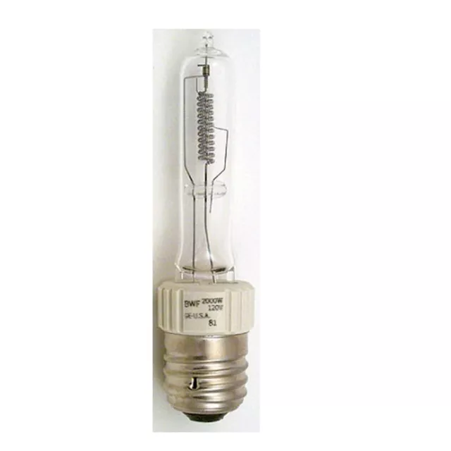 BWF Q2000/4CL NEW GE 88611/37086 Quartzline 2000W 120V Mogul 3200k 5400lm BULB