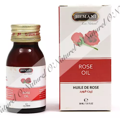Huile de Rose 100% Pure & Naturelle 30ml Rose Oil, Aceite de Rosa