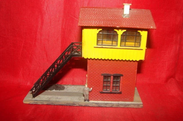 Jouef HO 773 Poste D’aiguillage – Maquette 1965/67 – État Correct Partiellement Monté