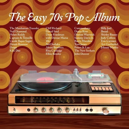 Various Artists : The Easy 70s Pop Album VINYL 12" Album 2 discs (2023)