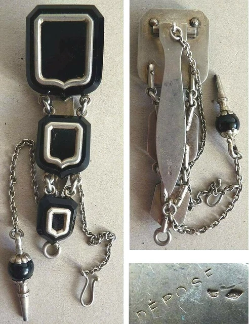 Ancienne Clé De Montre En Argent Massif Français - 19ème Siècle - Occasion (état Grippé)