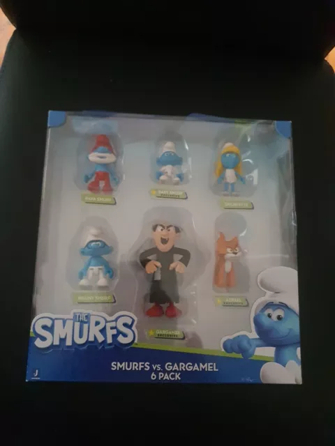 The Smurfs vs Gargamel 6 Pack Jazwares BNIB