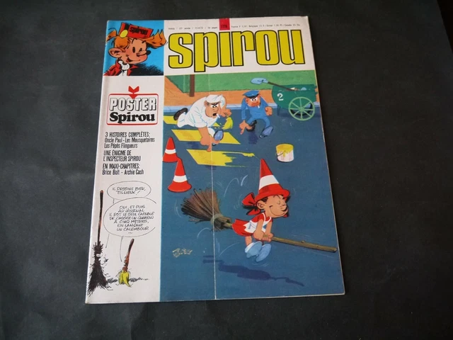 SUPPLEMENT JOURNAL SPIROU N°2083 POSTER AGENT 212 + MERCEDES 540K (VTO