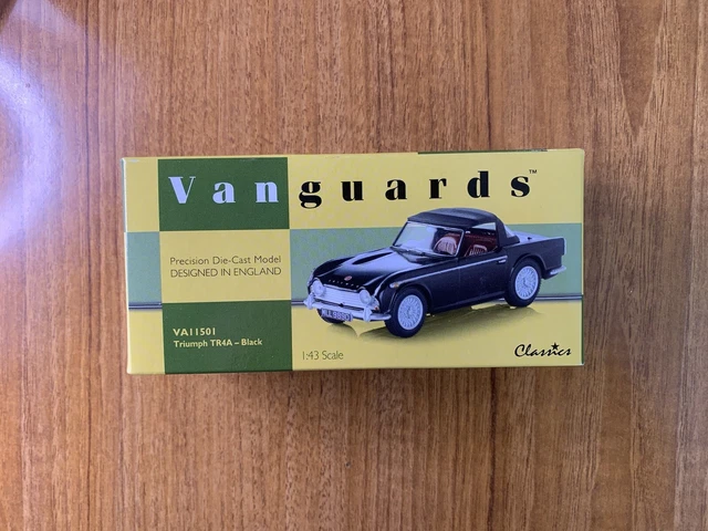Vanguards Corgi 1:43 Triumph TR4A Black VA11501