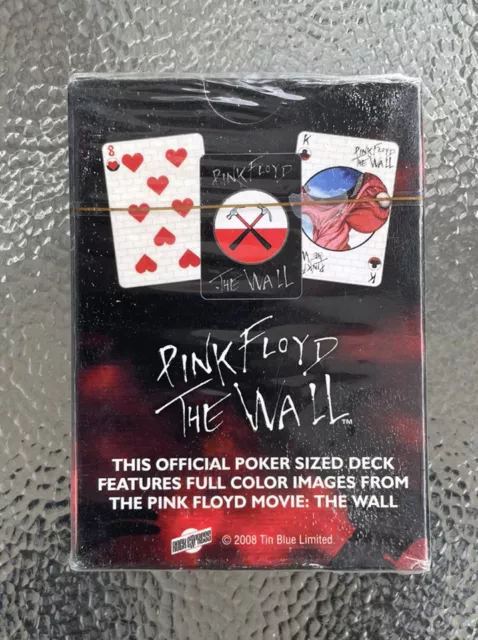 Pink Floyd THE WALL 52 Playing Card Deck W/ Movie Images New Sealed 2008 2