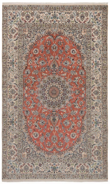 6.6x9.2 TAPIS FAIT À LA MAIN tapis orange oriental de la